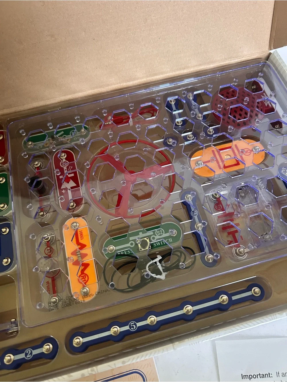 Elenco‎ Snap Circuits Building Discovery Electronics Model SC-100 Complete STEM